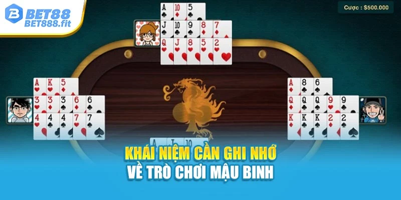 Khái niệm cần ghi nhớ về trò chơi Mậu Binh